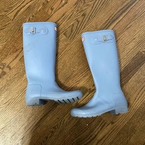 Hunter Tall Rainboots Packable Sz 7